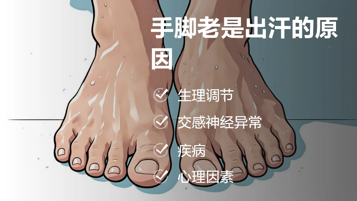 脚部异味出汗过多原理